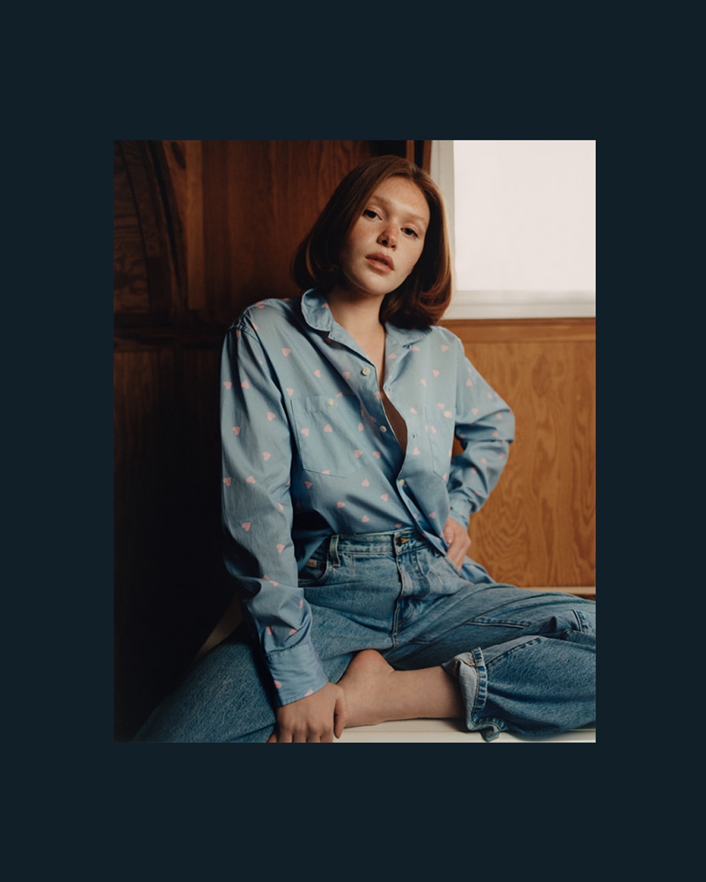 noah clothing ny spring summer 2021 collection campaign womenswear jeans shirt