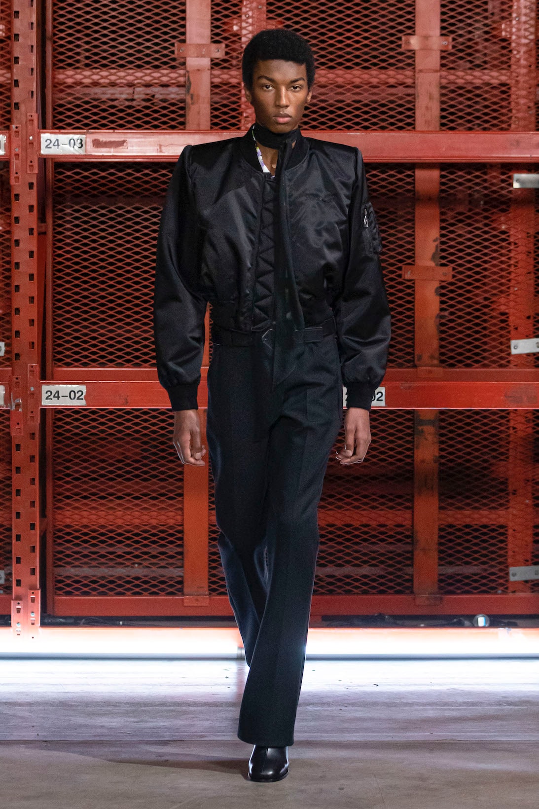 off white virgil abloh spring summer adam is eve collection imaginary tv digital runway show jacket outerwear pants shoes
