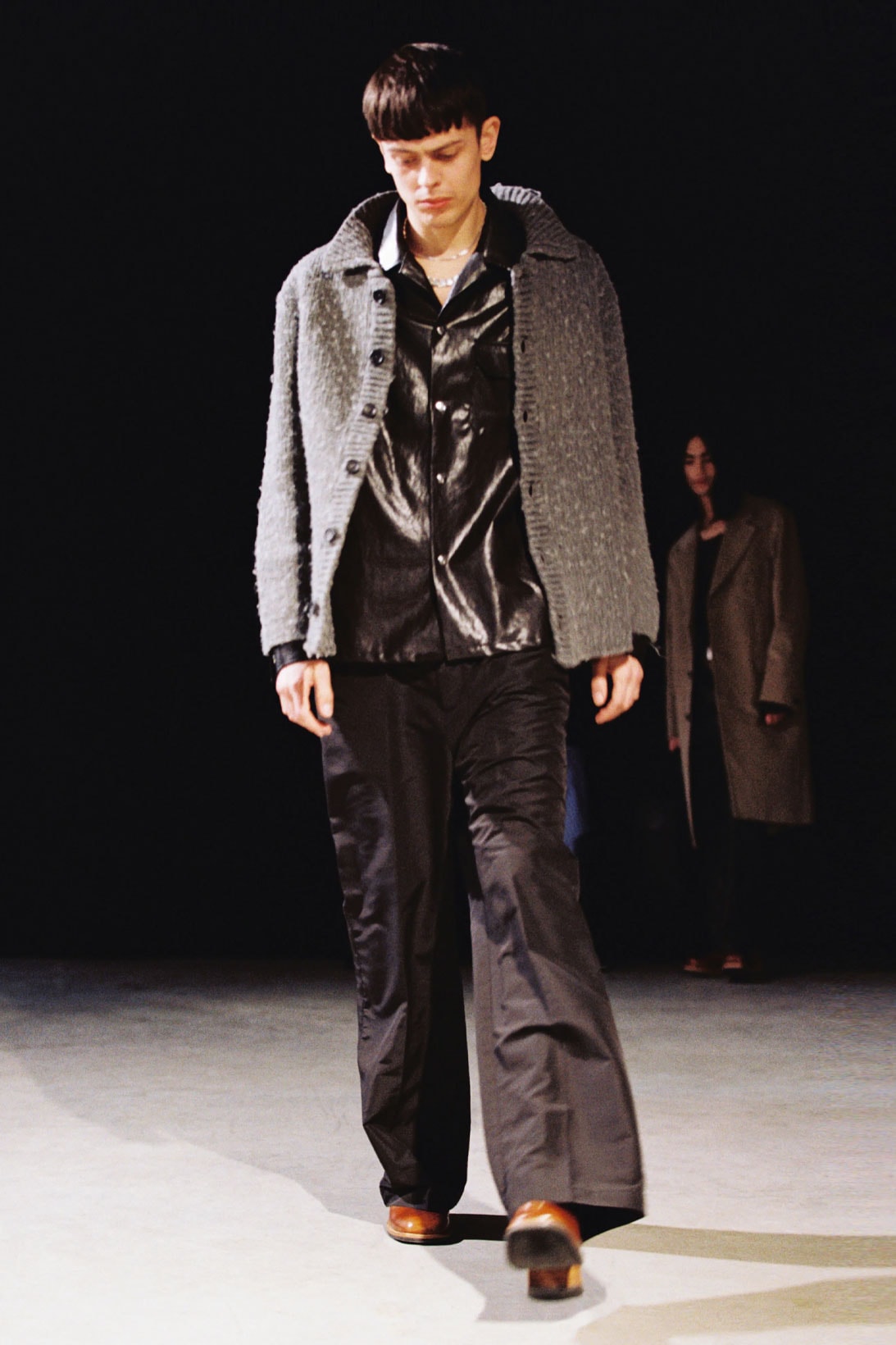 our legacy fw21 fall winter 2021 collection runway knitwear sweater cardigan