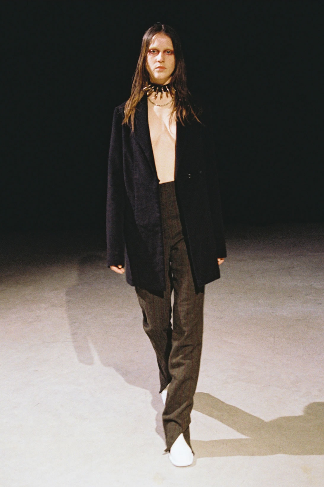 our legacy fw21 fall winter 2021 collection runway single breasted jacket trousers