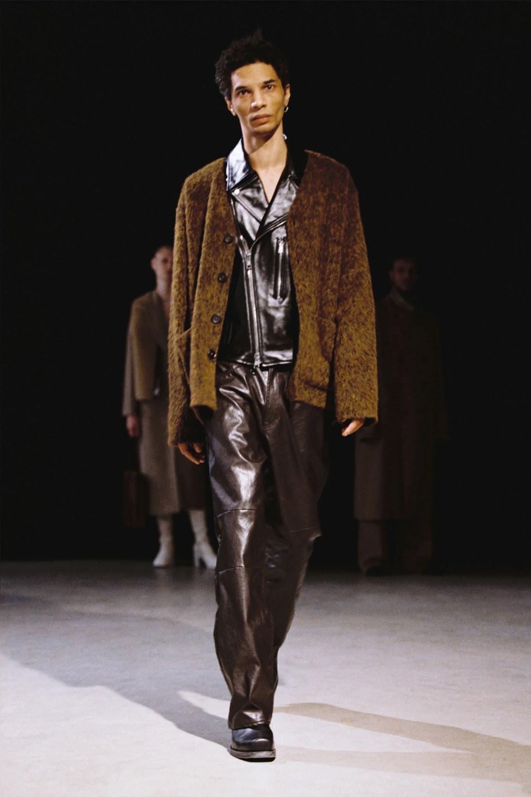 our legacy fw21 fall winter 2021 collection runway knit cardigan