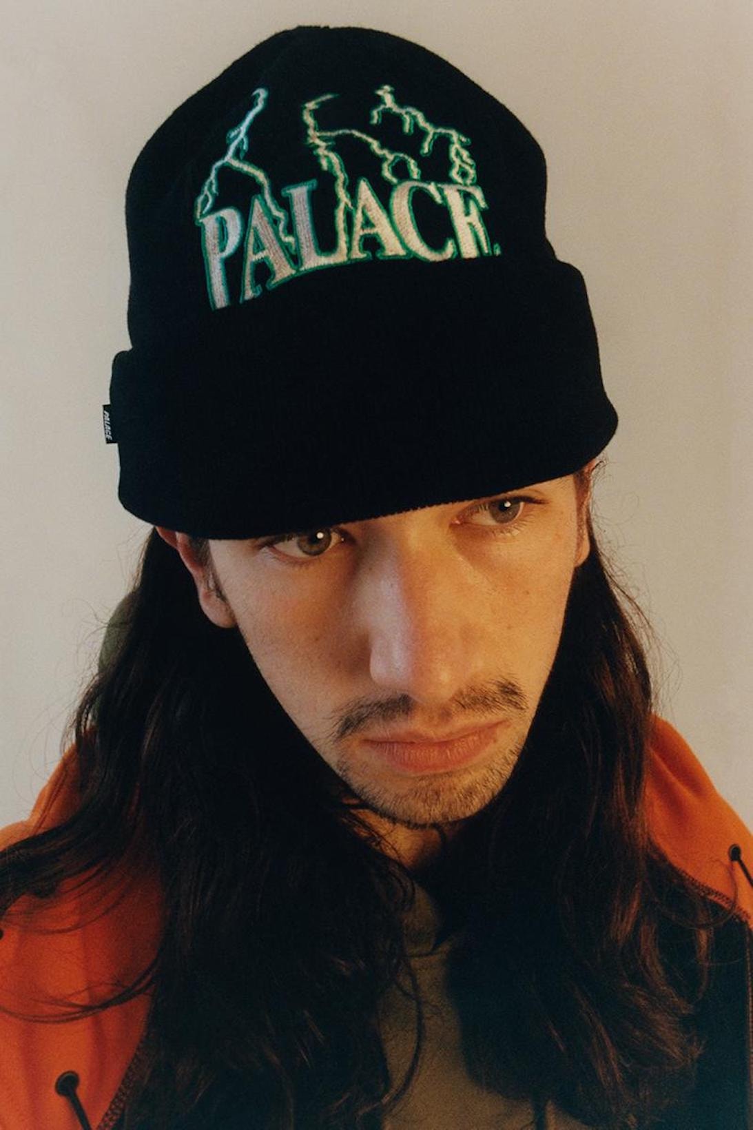 palace skateboards spring summer collection lookbook beanie black green
