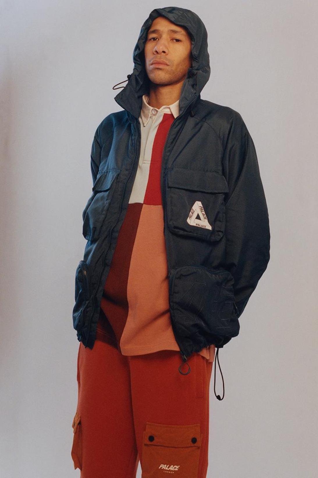 palace skateboards spring summer collection lookbook outerwear gore tex jacket tee pants