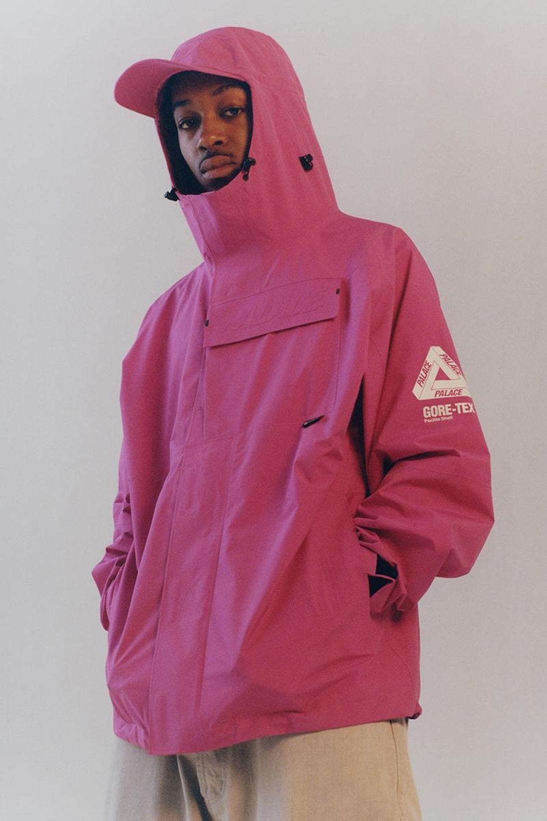 palace skateboards spring summer collection lookbook gore tex outerwear jacket pants