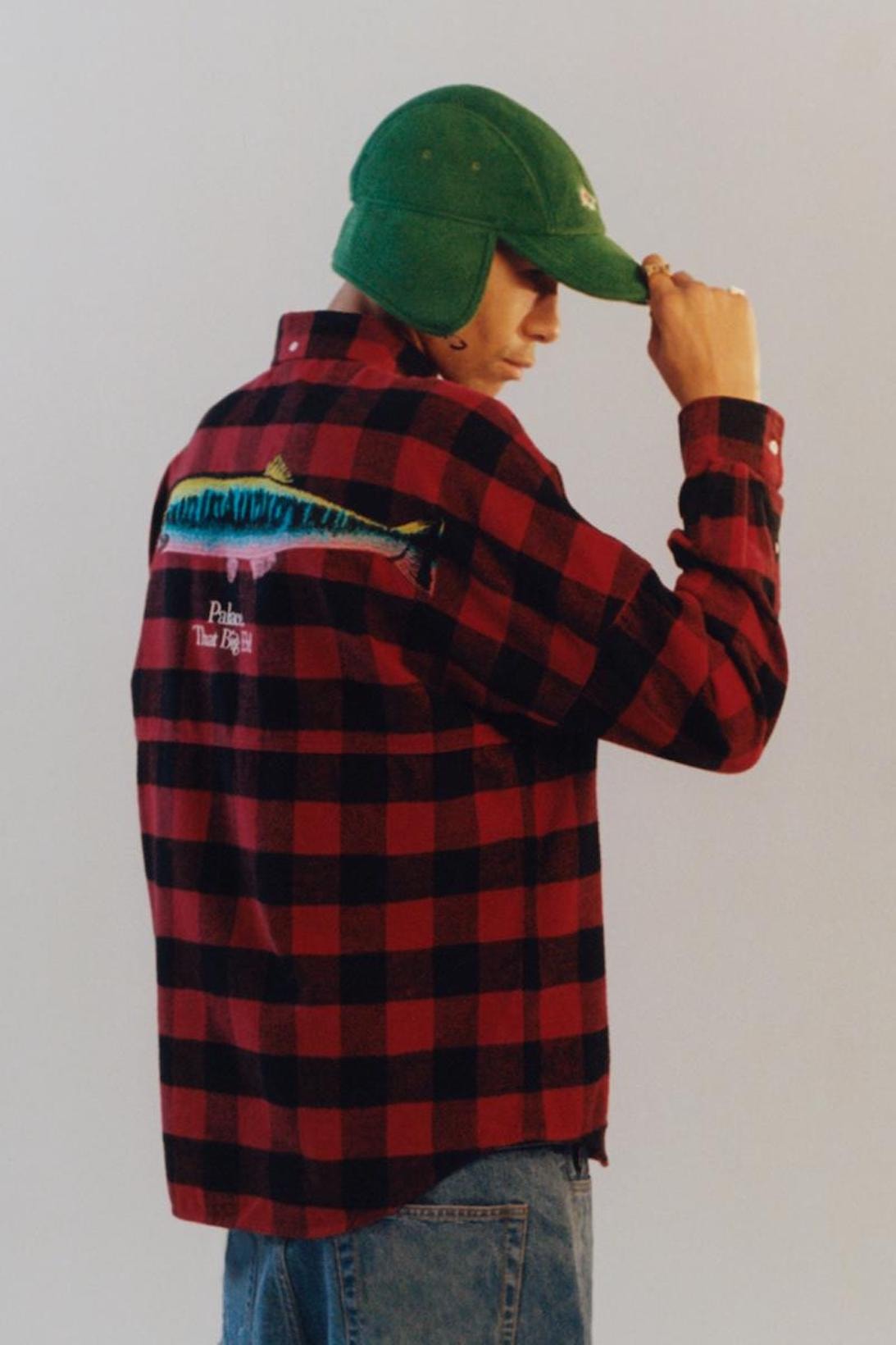 palace skateboards spring summer collection lookbook hat flannel jeans