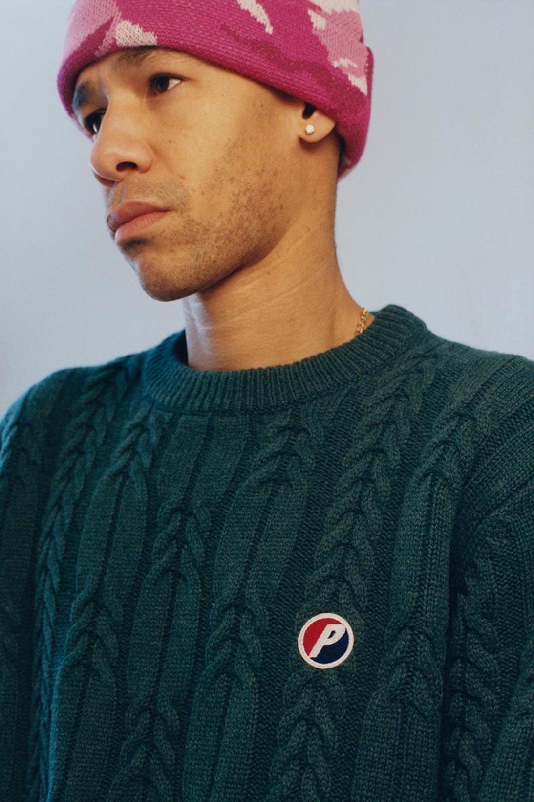 palace skateboards spring summer collection lookbook beanie sweater