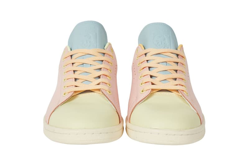 Palace x adidas Originals Stan Smith Collaboration Release Pastel Sneaker Shoe Pink Yellow Blue