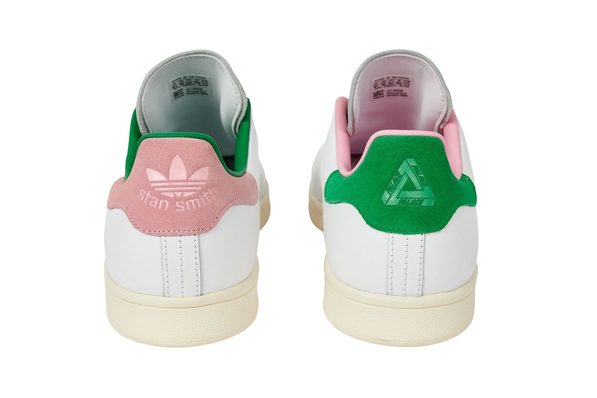 Palace x adidas Originals Stan Smith Collaboration Release Pastel Sneaker Shoe Pink Yellow Blue