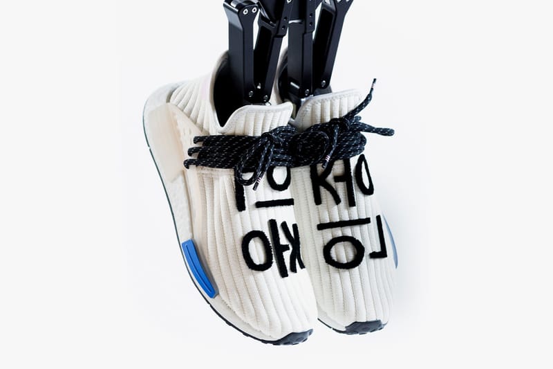 cream nmd human race