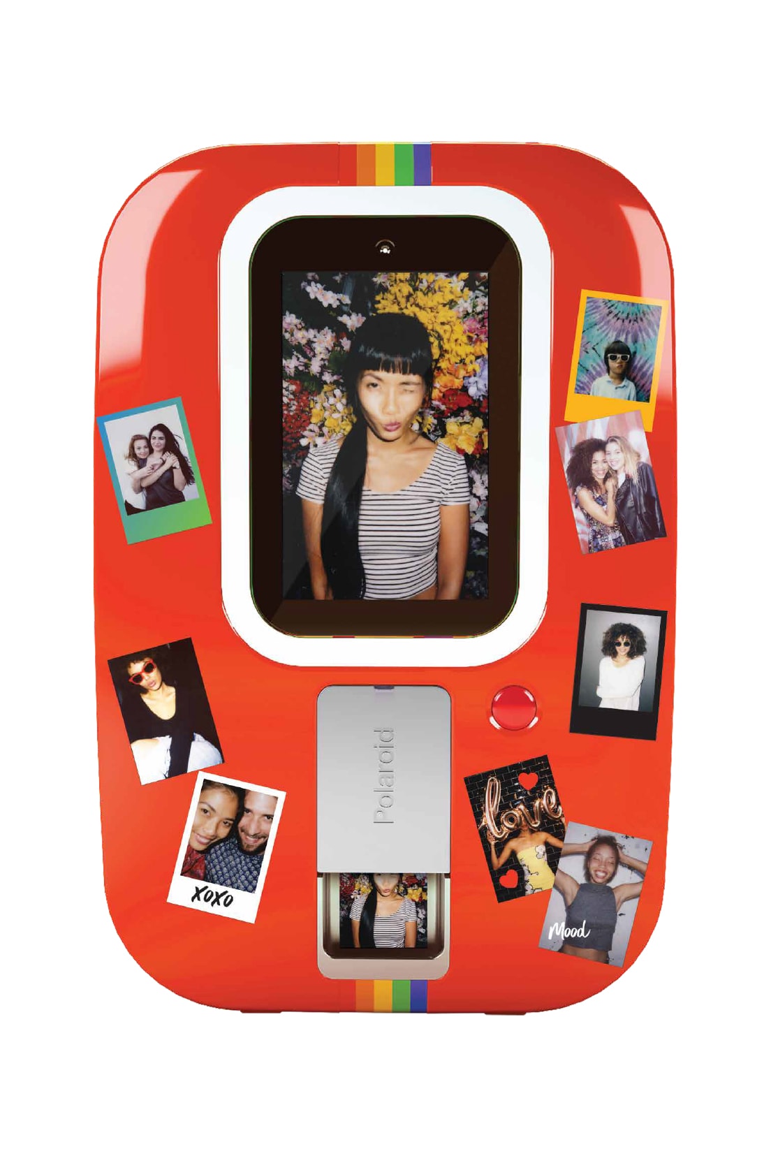 Polaroid Photo Booth Camera Instant At-Home Red