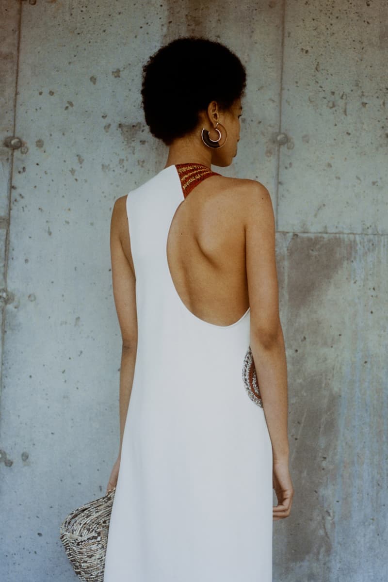 proenza schouler fall winter 2021 fw21 collection lookbook new york fashion week nyfw asymmetrical dress back