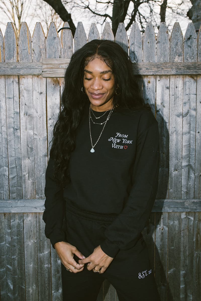 sad girls club from ny with love loungewear collection black history month crewneck sweater sweatpants