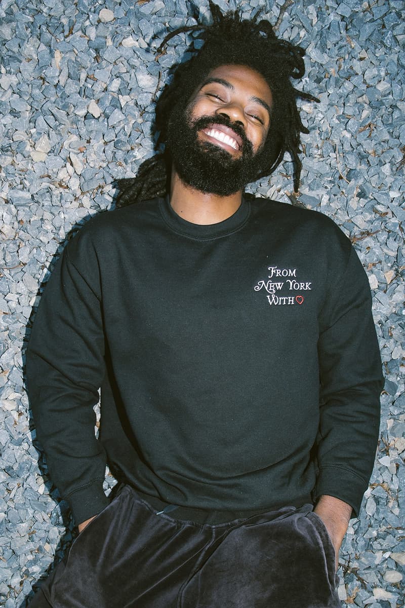 sad girls club from ny with love loungewear collection black history month crewneck sweater sweatpants