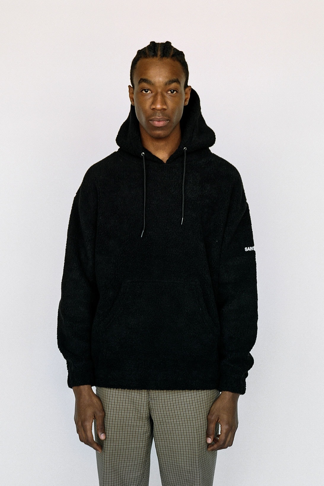 saintwoods sw 011 collection black hoodie