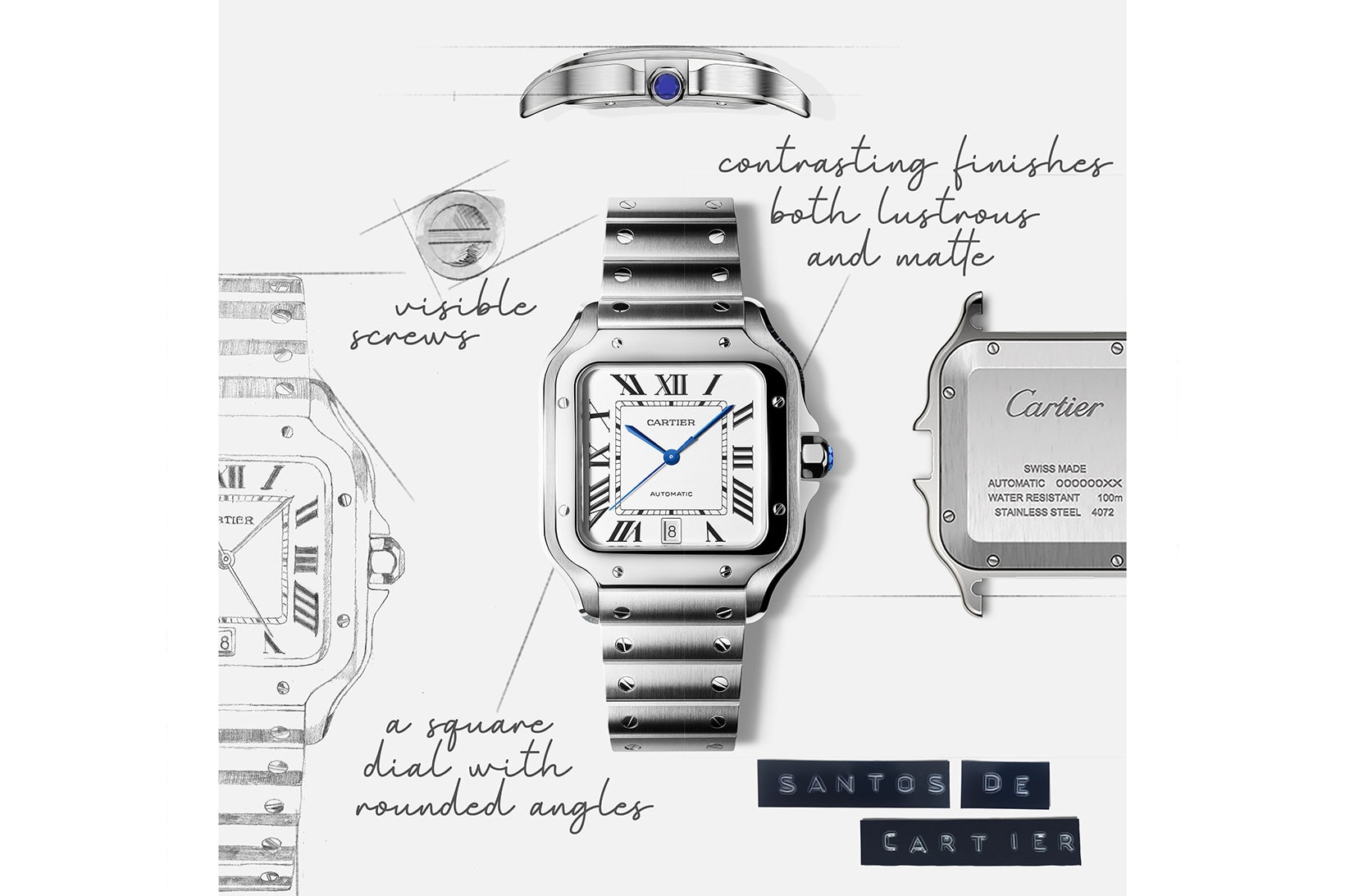 santos de cartier designer wristwatch the culture of design campaign