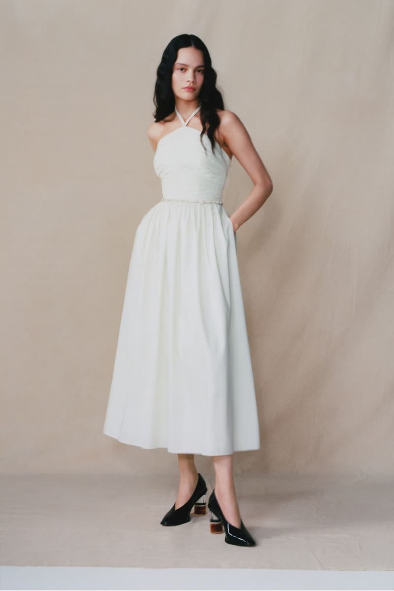 self portrait fall winter fw21 collection lookbook white dress