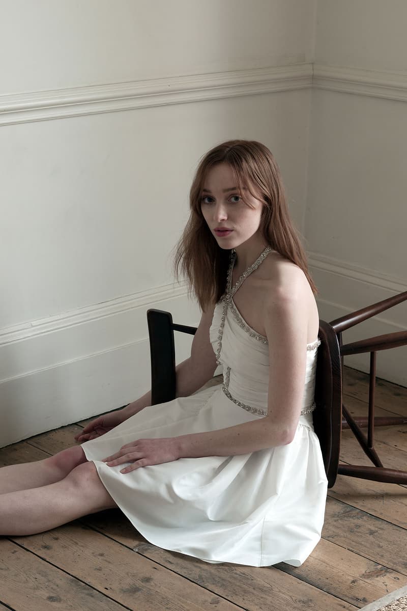 self portrait fw21 collection campaign white dress