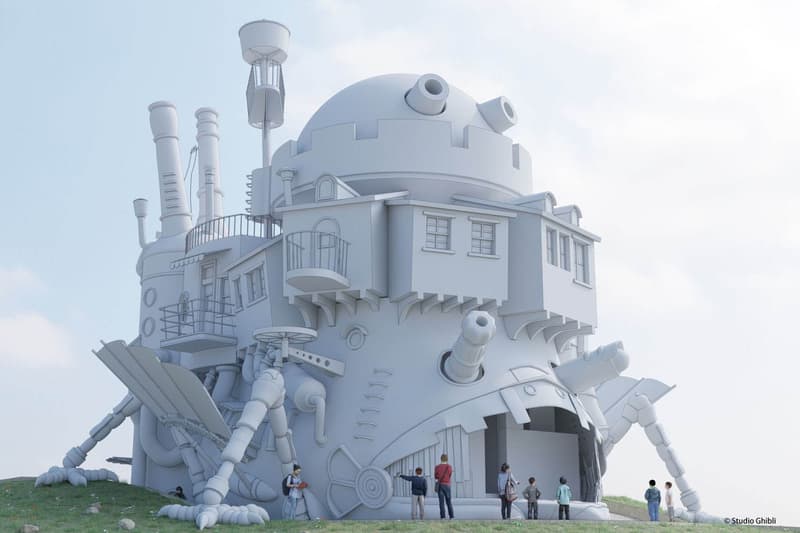 Ghibli Park Howl's Moving Castle Replica Real-Life