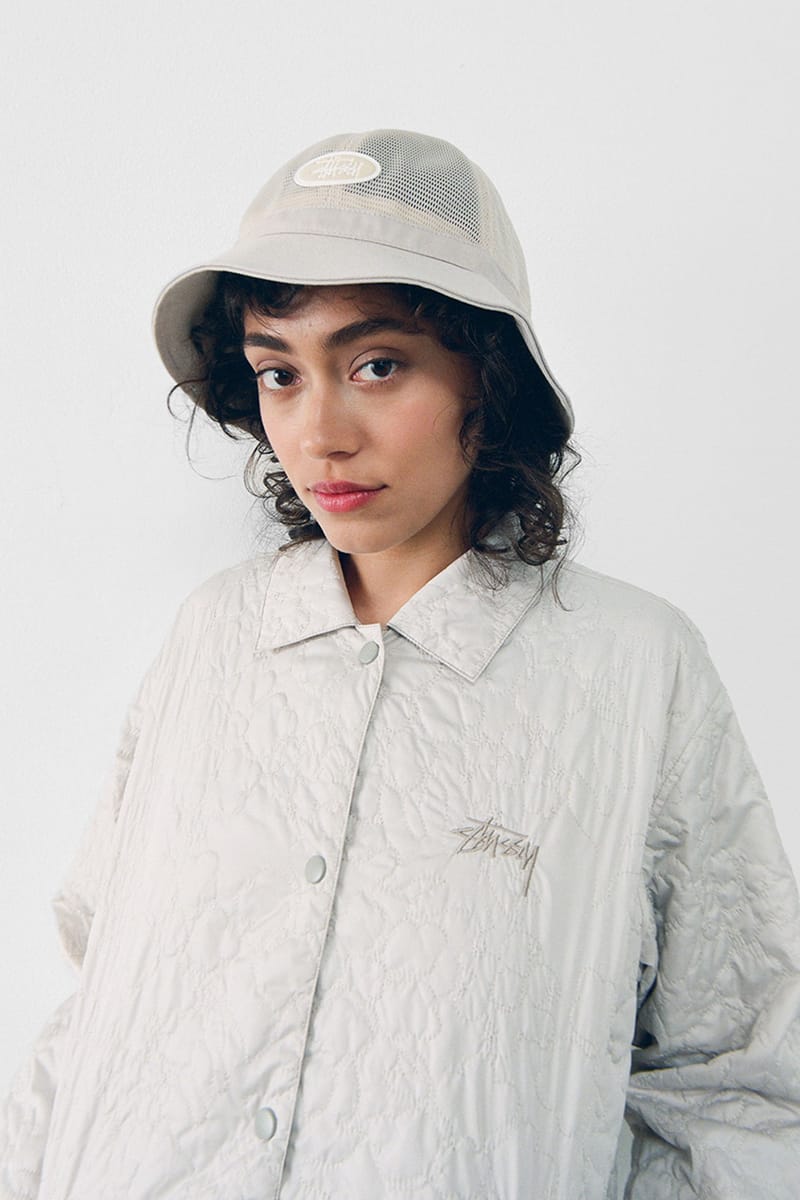 stussy mesh bucket hat