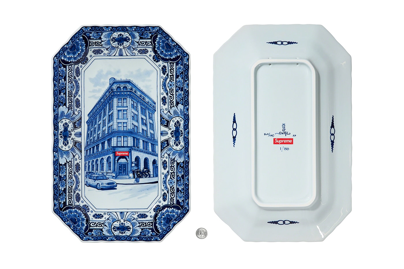 supreme spring summer 2021 ss21 collection drop accessories trinket tray dish royal delft