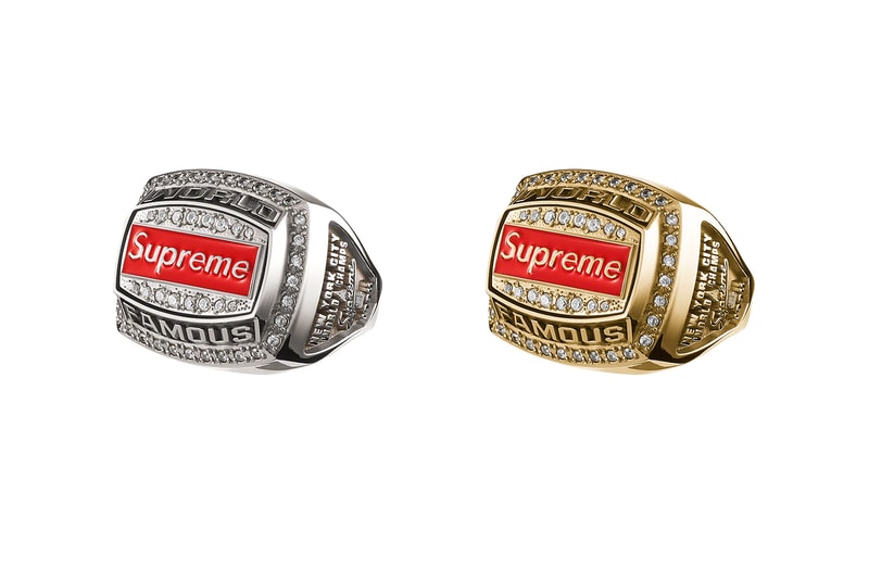 supreme spring summer 2021 ss21 collection drop accessories jostens ring