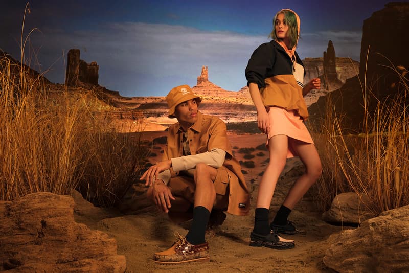 timberland jungle pack collection boat shoe sustainable snake print