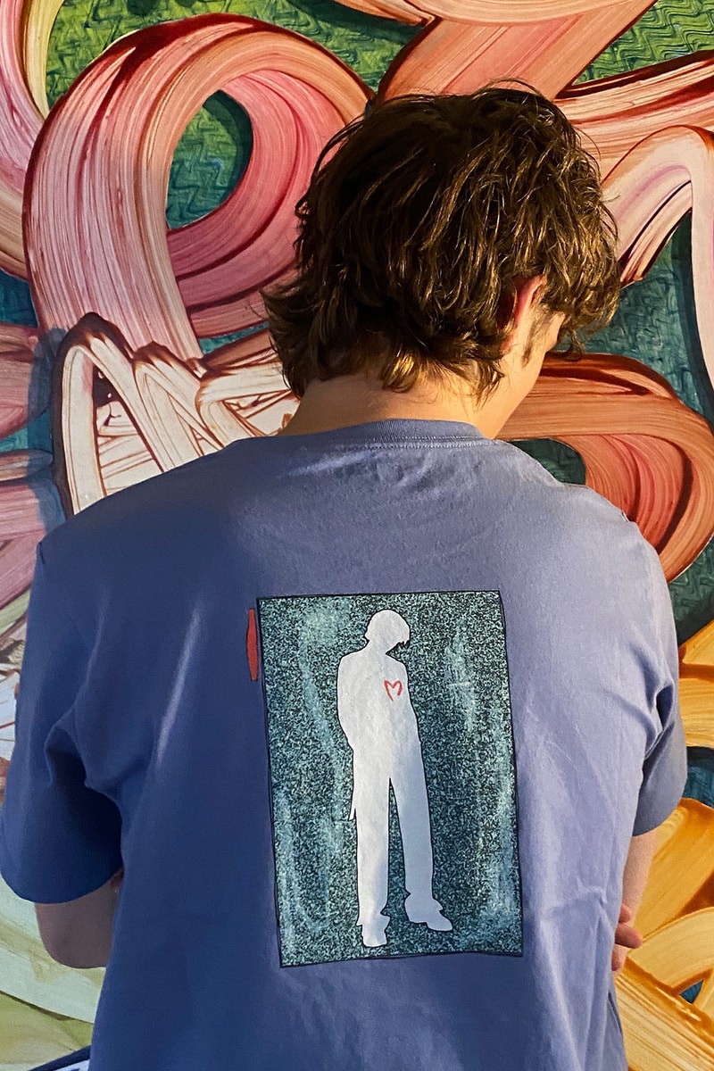 troye sivan uniqlo ut t shirts tees collaboration blue back