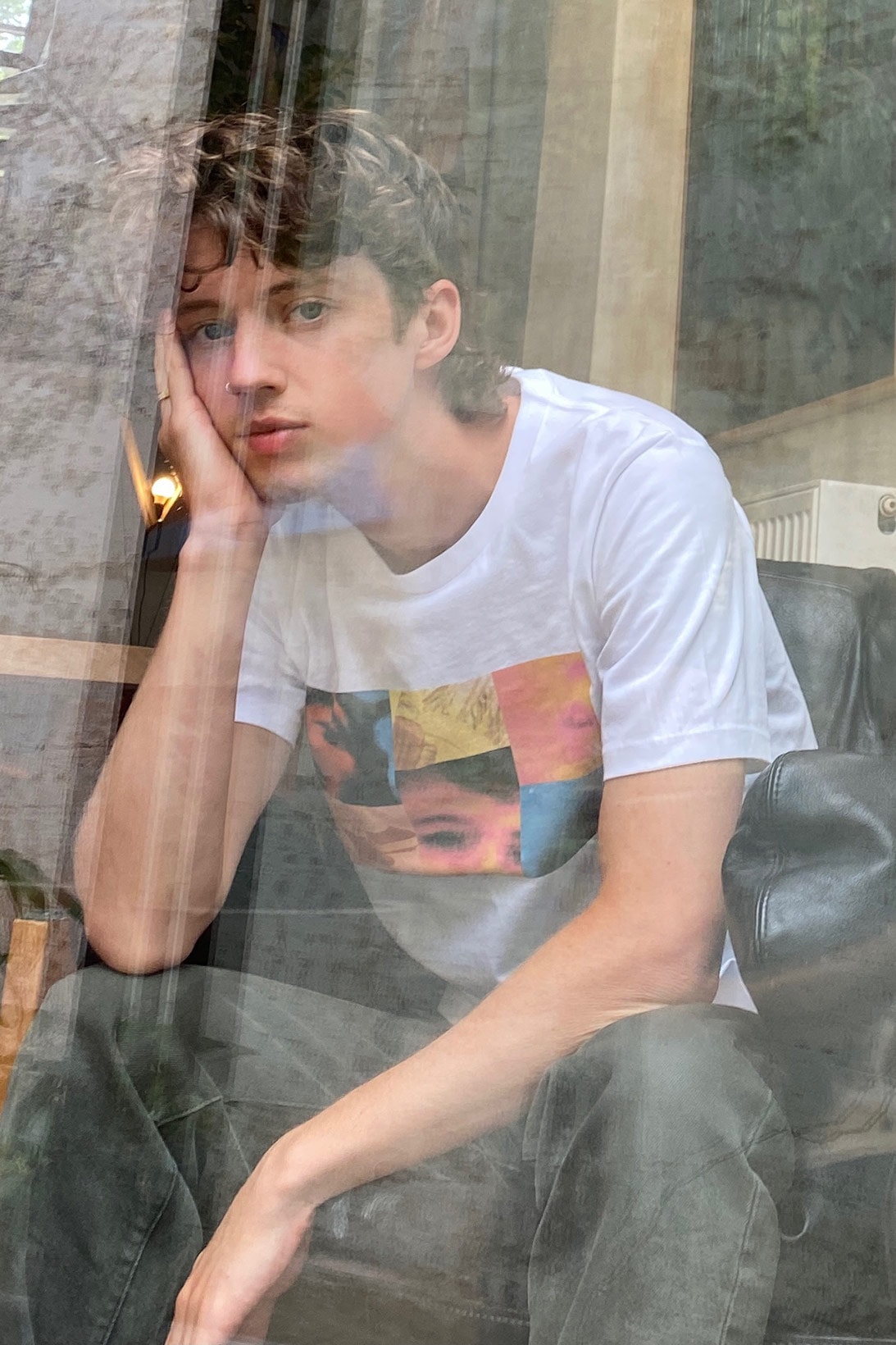 troye sivan uniqlo ut t shirts tees collaboration white in a dream ep front