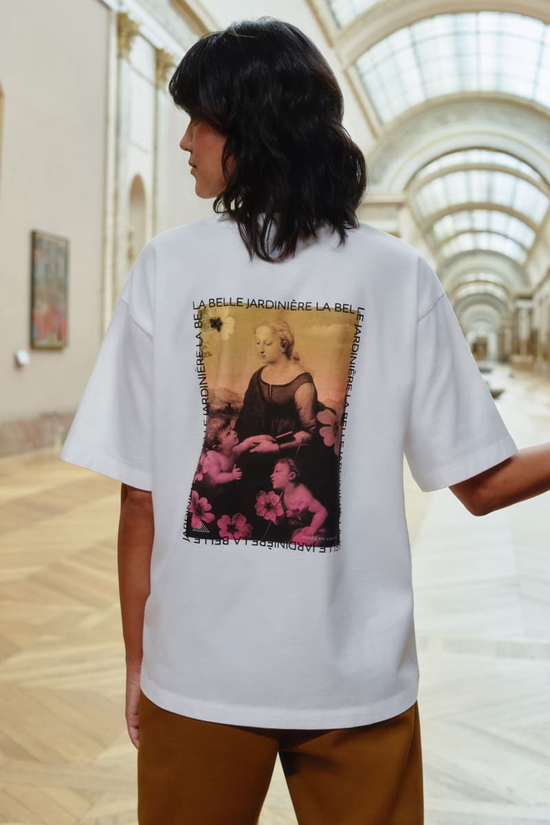 uniqlo ut musee du louvre paris collaboration campaign art tee t shirt white