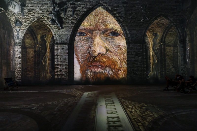 vincent van gogh the immersive digital art experience new york city nyc self portrait