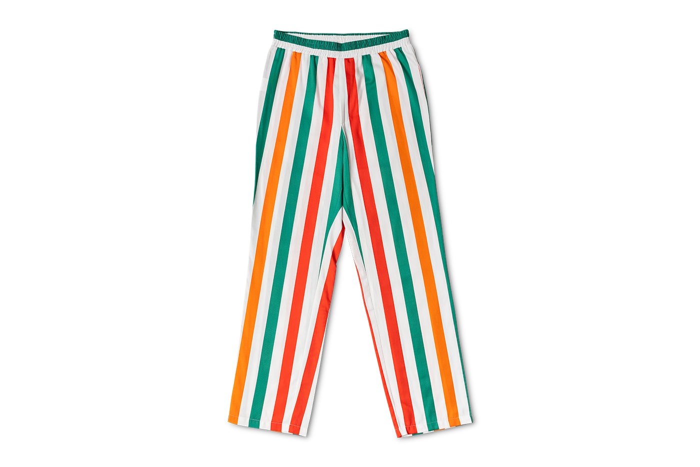 7-eleven sweden pajamas loungewear striped green red white pants