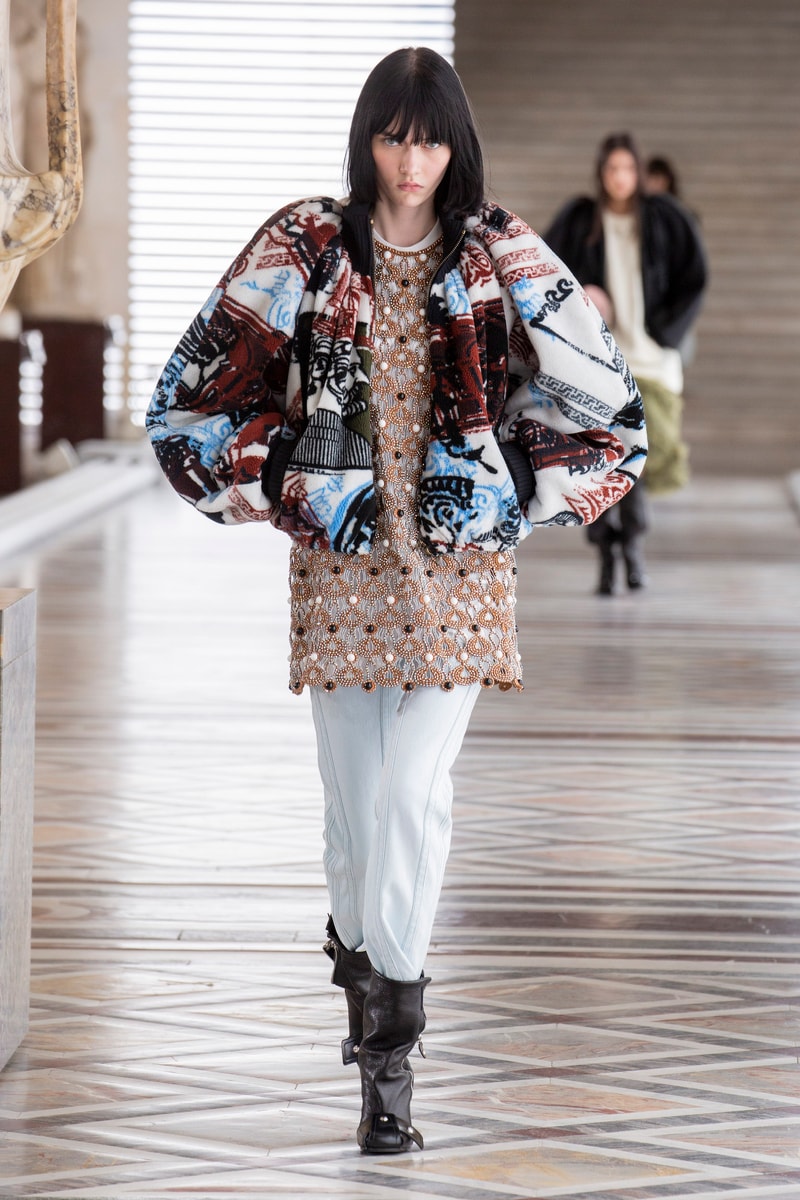 Louis Vuitton Fall/Winter 2021 Collection Nicolas Ghesquiere Louvre Museum Presentation Digital Video Fornasetti Collection