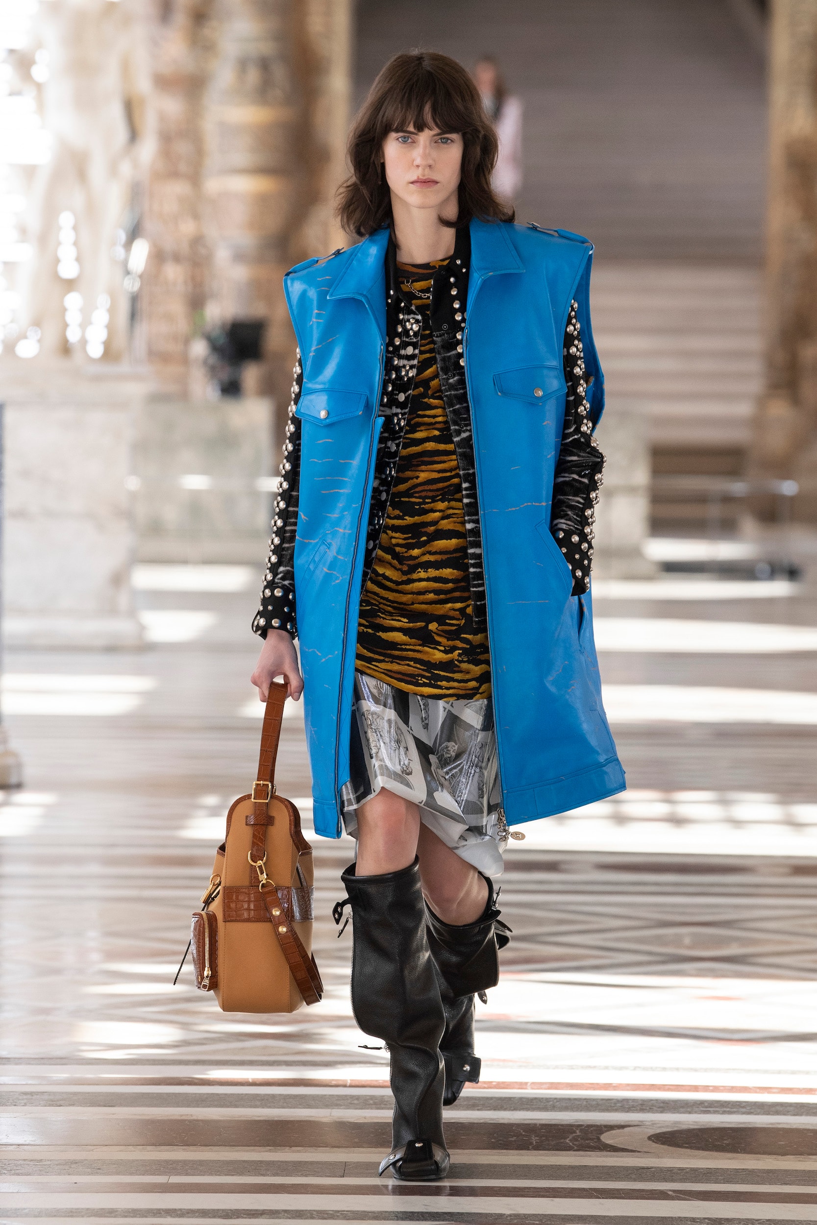Louis Vuitton Fall/Winter 2021 Collection Nicolas Ghesquiere Louvre Museum Presentation Digital Video Fornasetti Collection