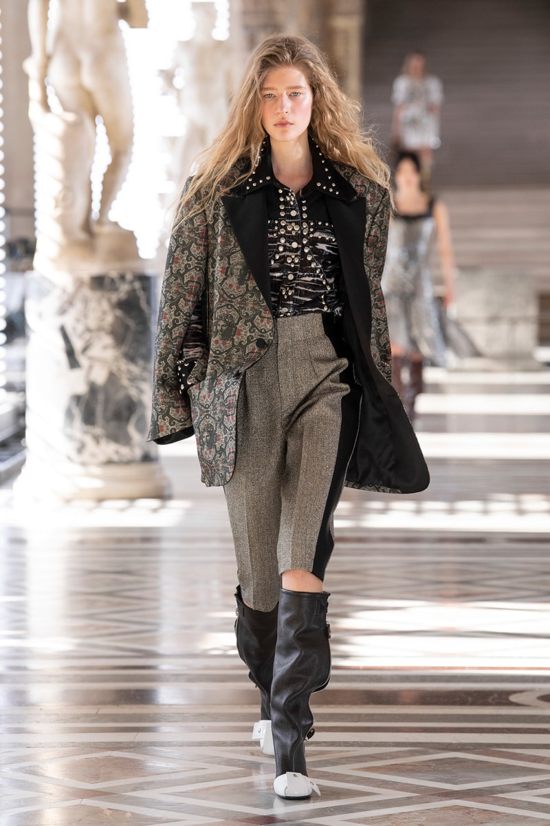 Louis Vuitton Fall/Winter 2021 Collection Nicolas Ghesquiere Louvre Museum Presentation Digital Video Fornasetti Collection