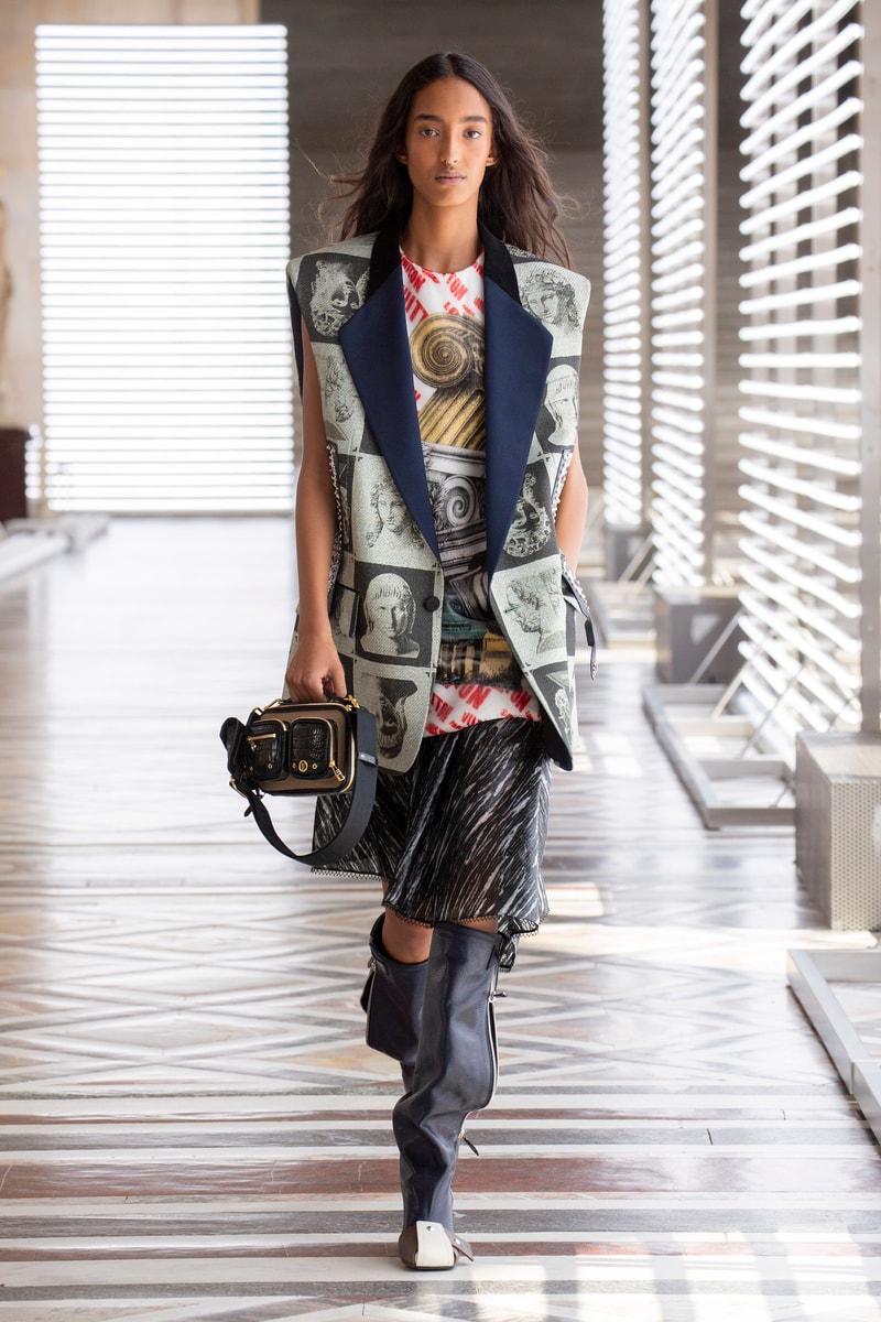 Louis Vuitton Fall/Winter 2021 Collection Nicolas Ghesquiere Louvre Museum Presentation Digital Video Fornasetti Collection