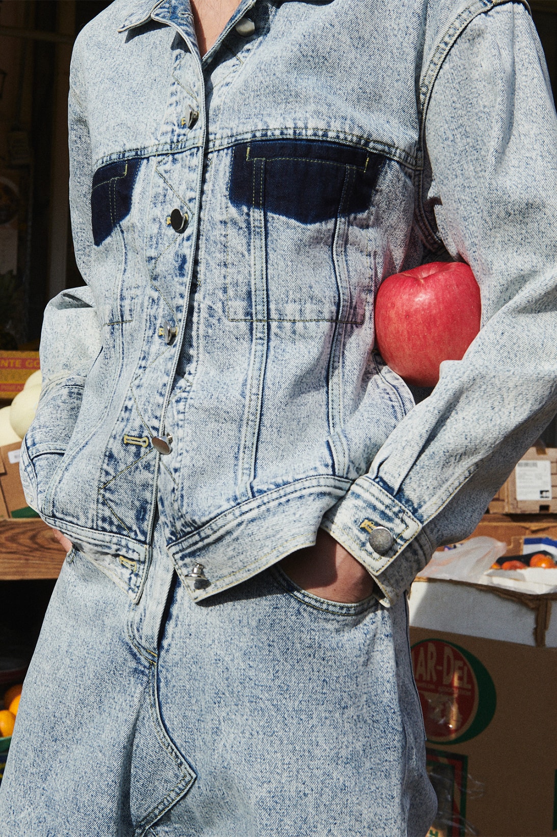 a company fall winter collection vi sustainable editorial new york city nyc manhattan denim jacket jeans