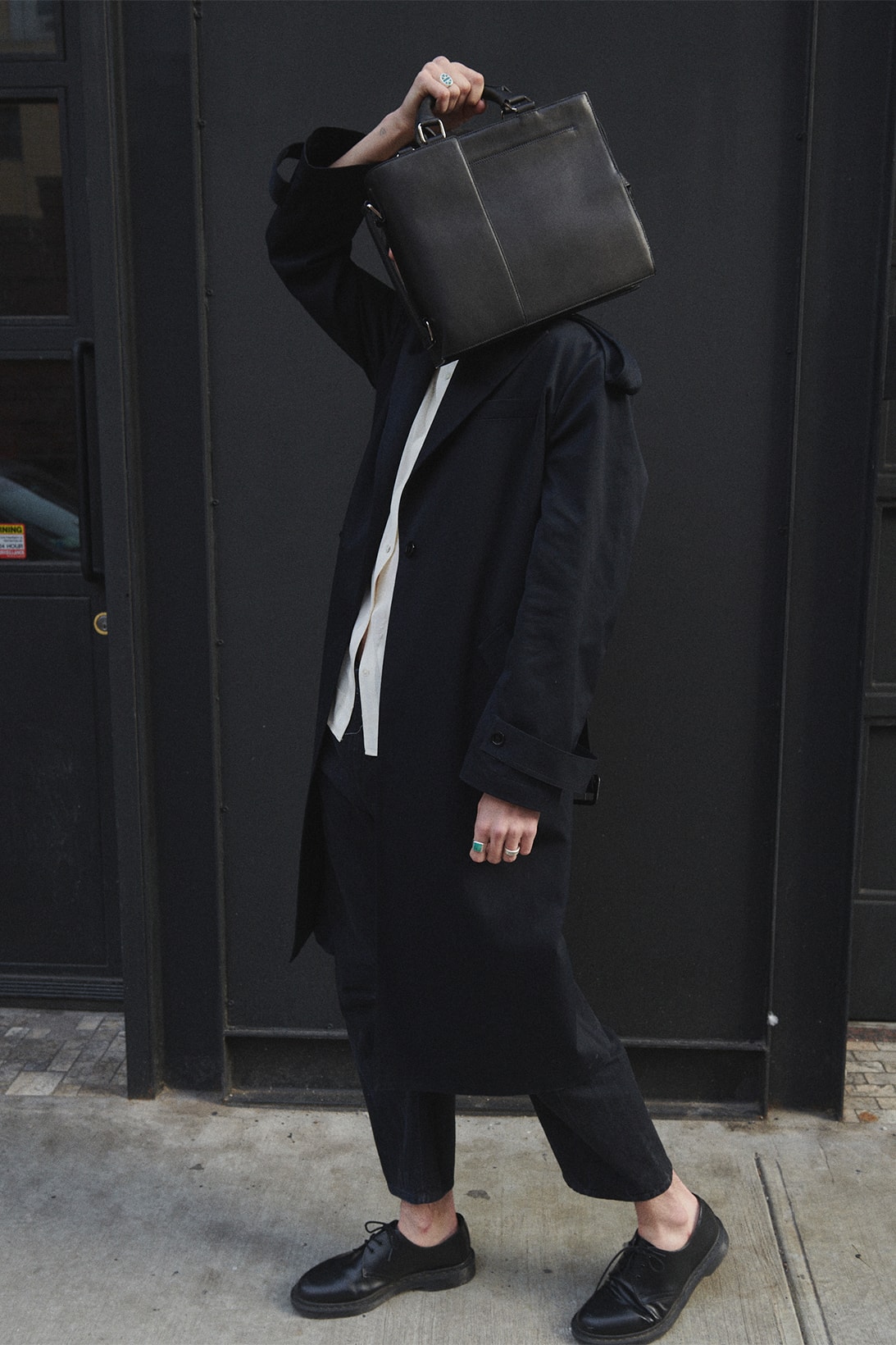 a company fall winter collection vi sustainable editorial new york city nyc manhattan bag outerwear coat pants