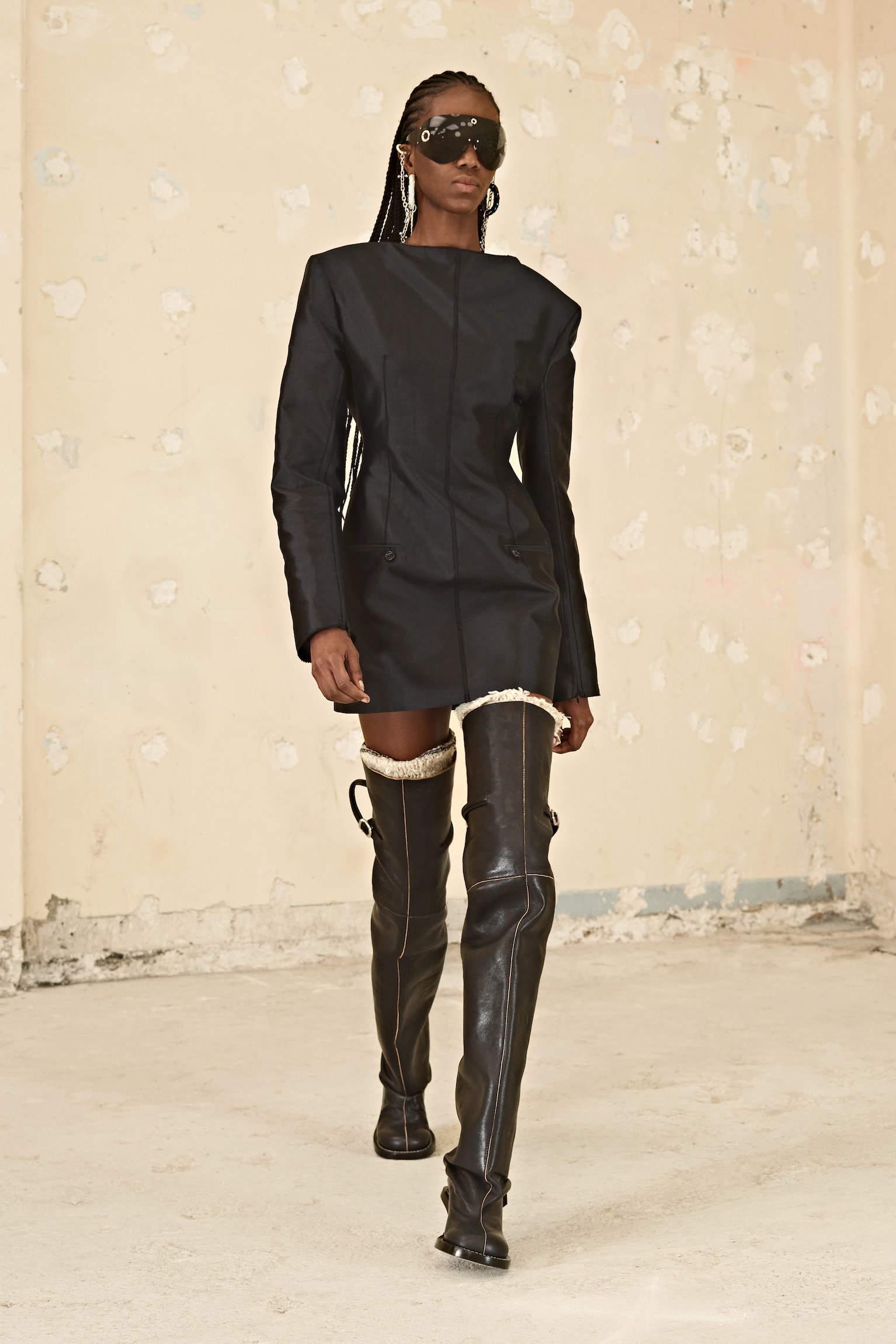 Acne Studios Fall/Winter 2021 Collection Show Jonny Johansson Post-Pandemic Fashion Leather Linen Silk