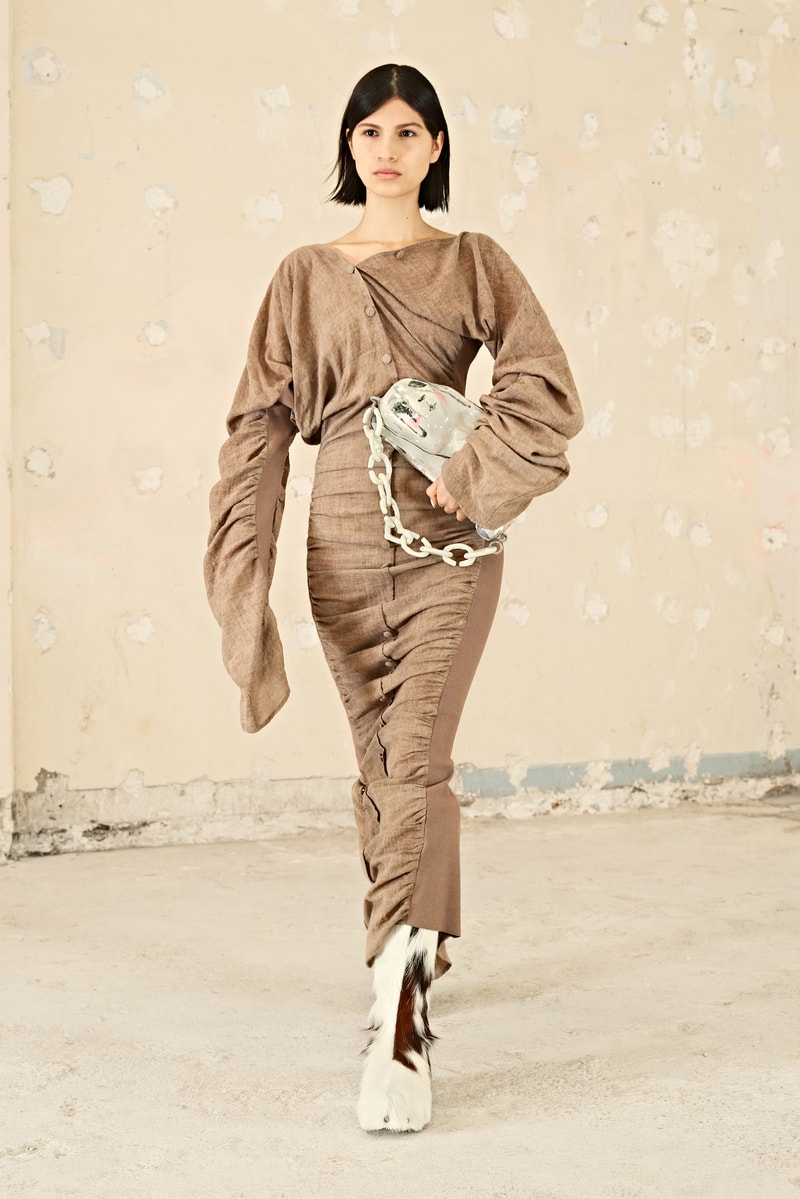 Acne Studios Fall/Winter 2021 Collection Show Jonny Johansson Post-Pandemic Fashion Leather Linen Silk