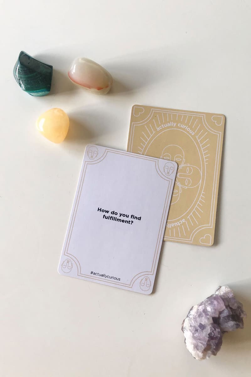 actually curious card game yellow healing crystals