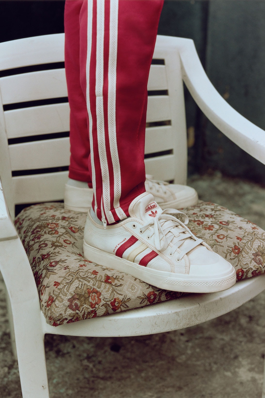 adidas originals wale bonner fall winter collaboration samba sneakers red white