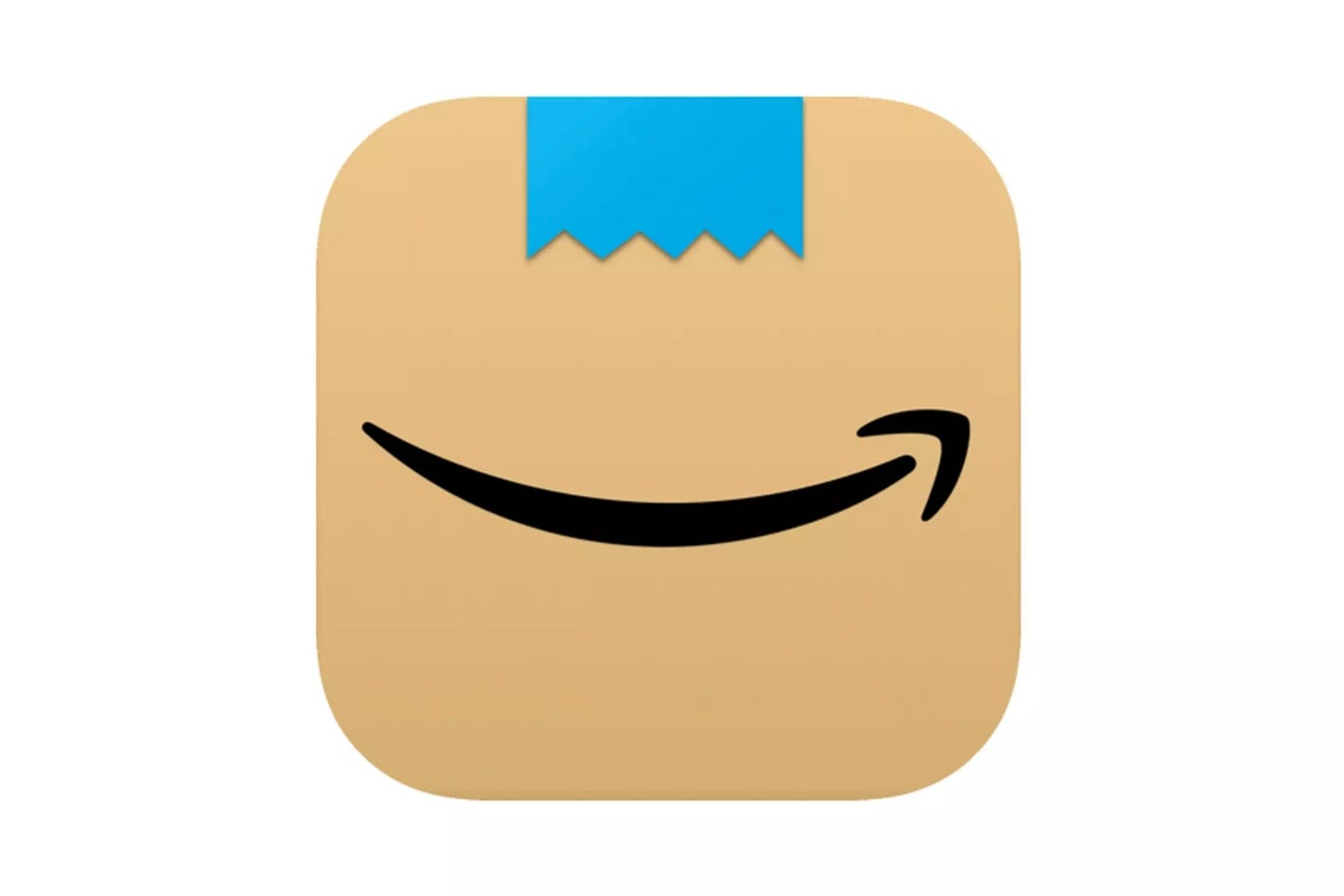 Amazon App Icon Design Mustache Logo