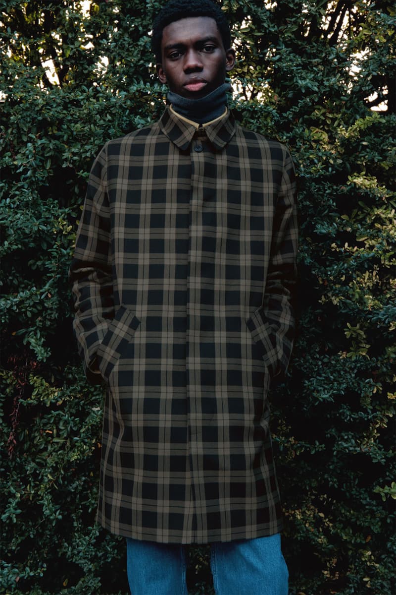 apc fall winter 2021 fw21 collection menswear check plaid coat