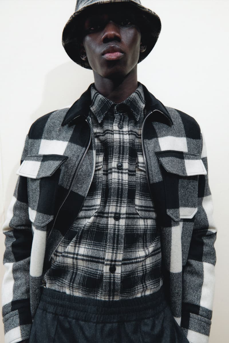 apc fall winter 2021 fw21 collection menswear check plaid shirt jacket hat