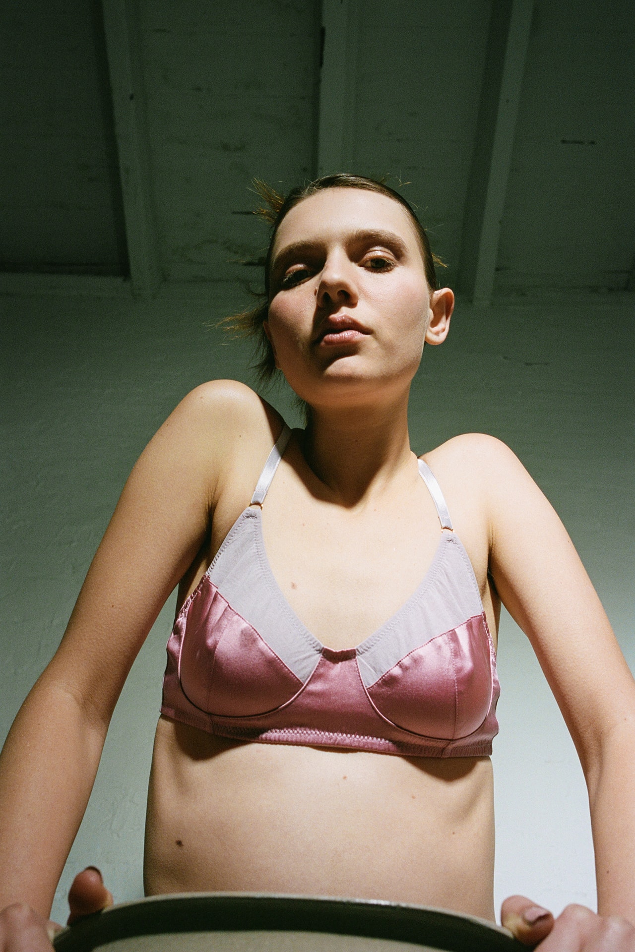 Araks Lingerie Willow Bralette Lilac Pink Bra Women Underwear Spring 2021 Collection Lookbook Sustainable Model