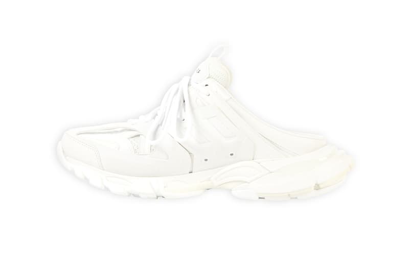 balenciaga track sneakers mules demna gvasalia shoes white sides details