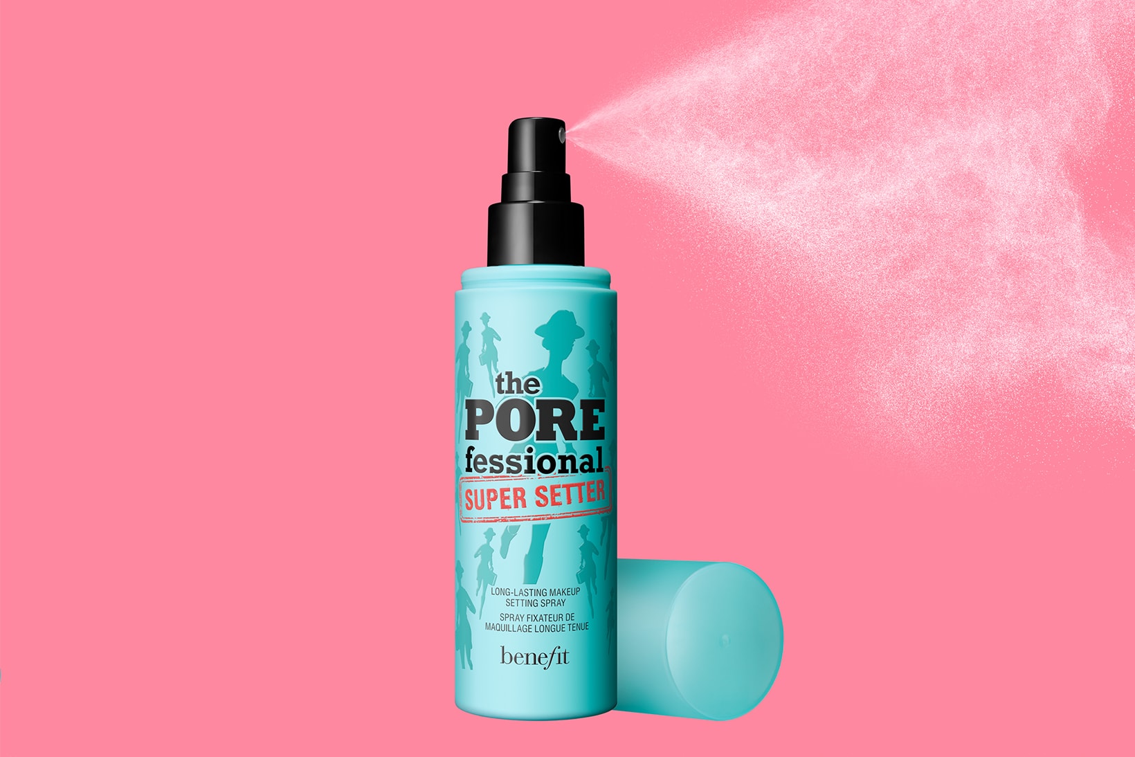benefit cosmetics porefessional super setter spray makeup bottle packaging