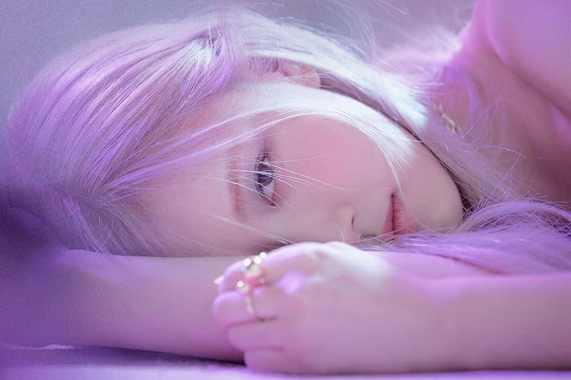 blackpink rose on the ground R solo debut artwork best new music march 2021