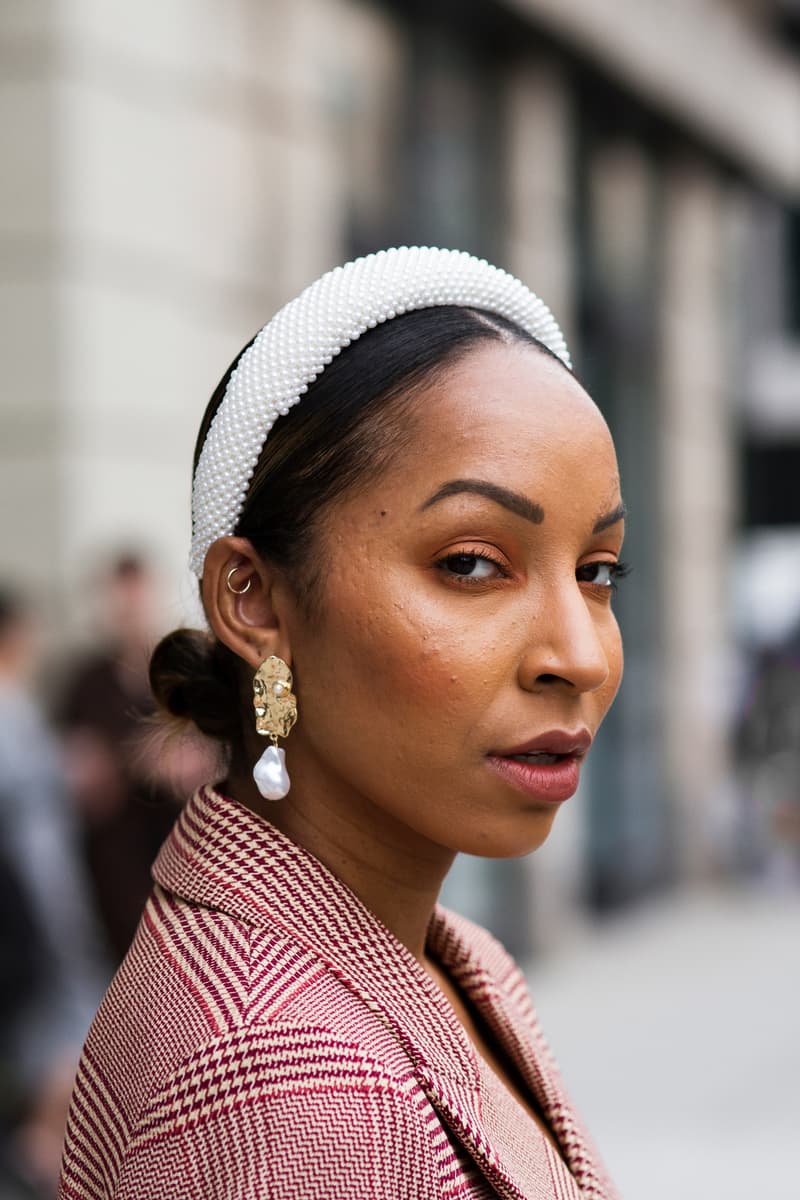 New York Fashion Week Street Style Headband 2019