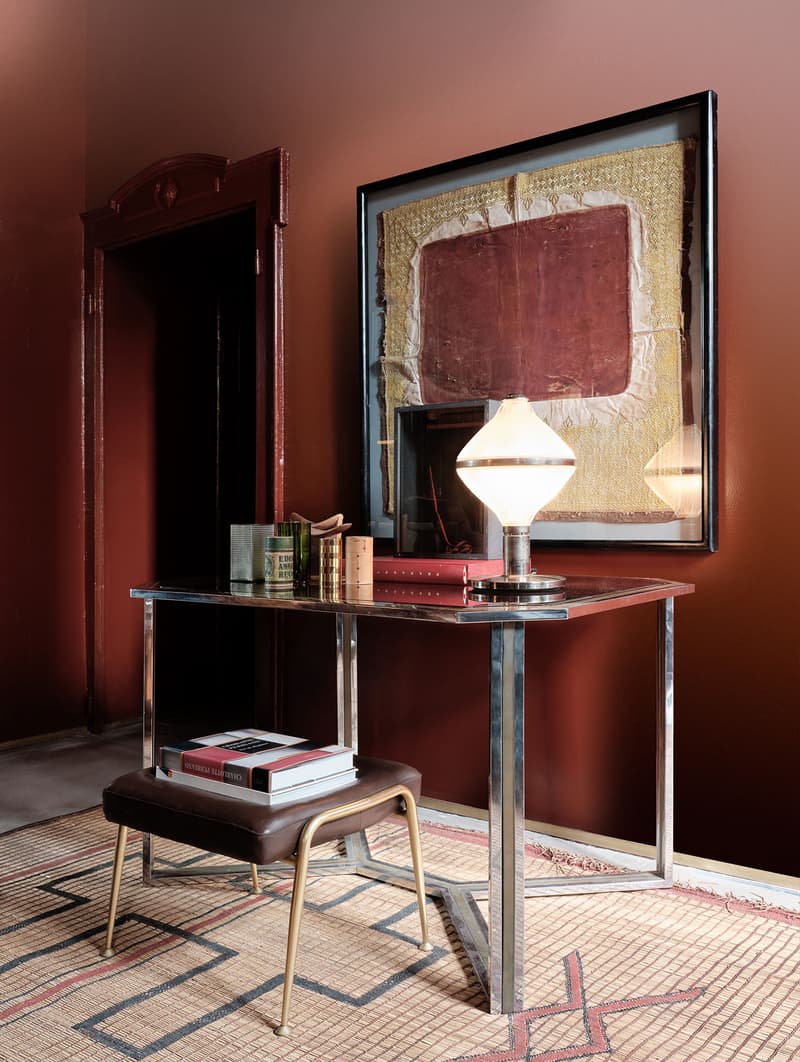calico wallpaper gradient home design interior archibong dimorestudio sabine marcelis neri hu room